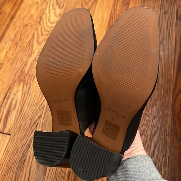Madewell Macarro black heeled mule - Picture 3 of 3